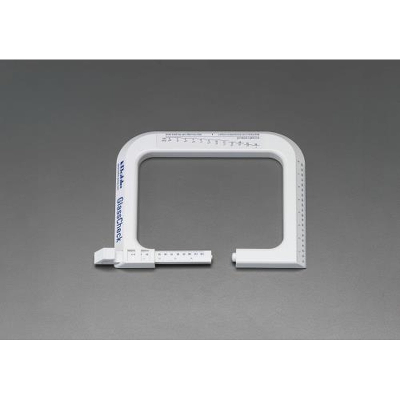 エスコ EA720XG-2A ガラスシクネスゲージ 1個(ご注文単位1個)【直送品】