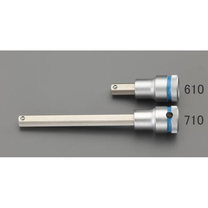 エスコ EA617AM-607 1/2”DR/7x60mm［INHEX]ビットソケット(ホールド機能) 1個（ご注文単位1個）【直送品】