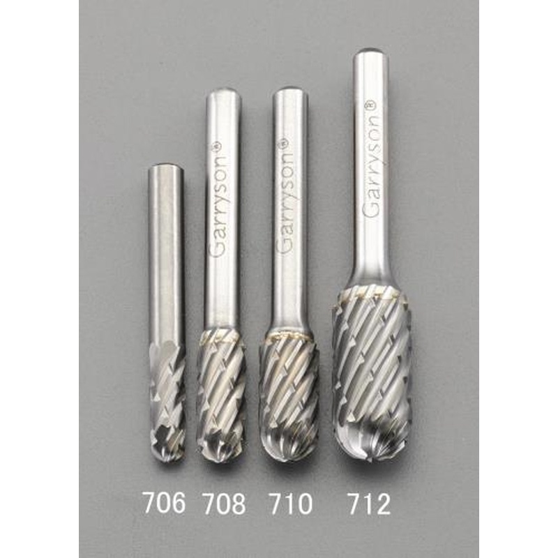 エスコ EA819JB-712[快削]12x25mm/6mm軸超硬カッター(鉄・鋳物用) 1個（ご注文単位1個）【直送品】