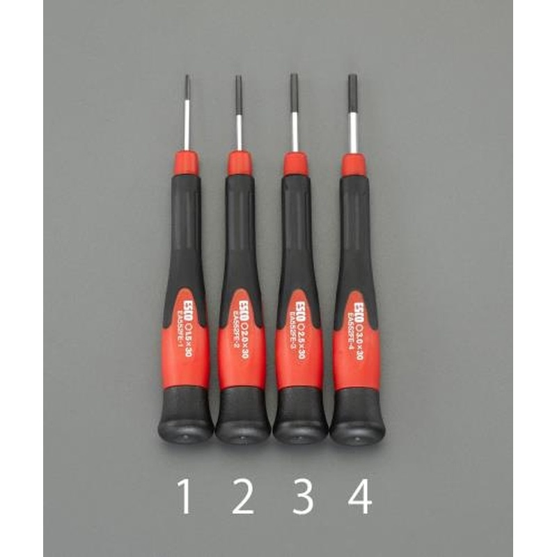 エスコ EA552FE-1 1.5x30mm［Hexagon]ドライバー(精密用) 1個（ご注文単位1個）【直送品】
