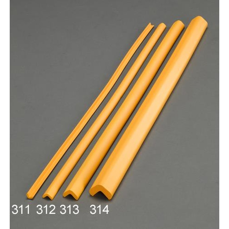 エスコ EA983FE-312 22x22x900mmクッションガード(油面用/黄/2個) 1個(ご注文単位1個)【直送品】