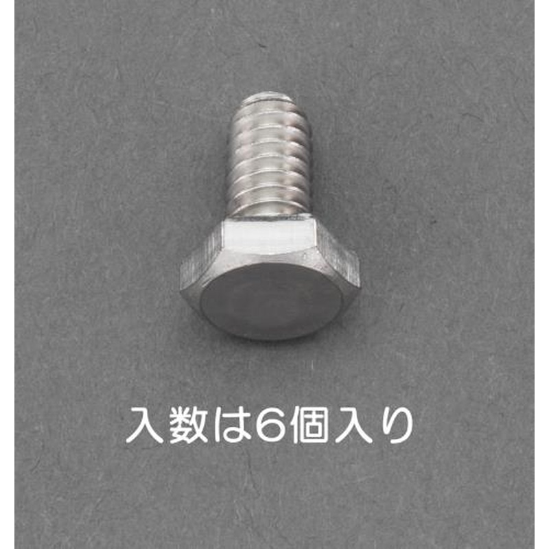 エスコ EA949LC-111A W5/16x20mm六角頭ボルト(ステンレス製/6本) 1個（ご注文単位1個）【直送品】