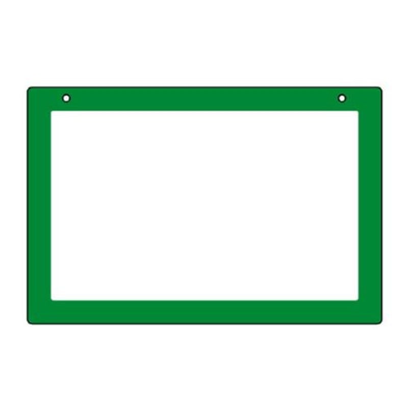 エスコ EA983BH-1 300x450mm吊り下げ式表示板(緑) 1個（ご注文単位1個）【直送品】