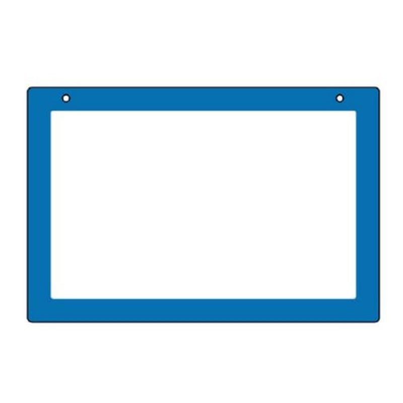 エスコ EA983BH-2 300x450mm吊り下げ式表示板(青) 1個(ご注文単位1個)【直送品】