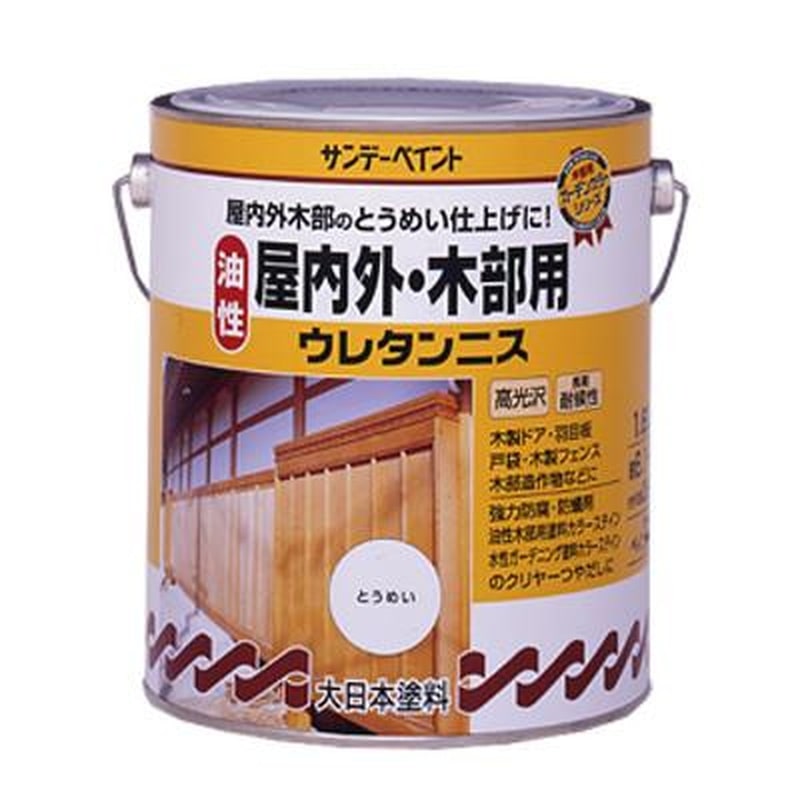 エスコ EA942EK-92A 1.6L屋内外・木部ウレタンニス 1個(ご注文単位1個)【直送品】