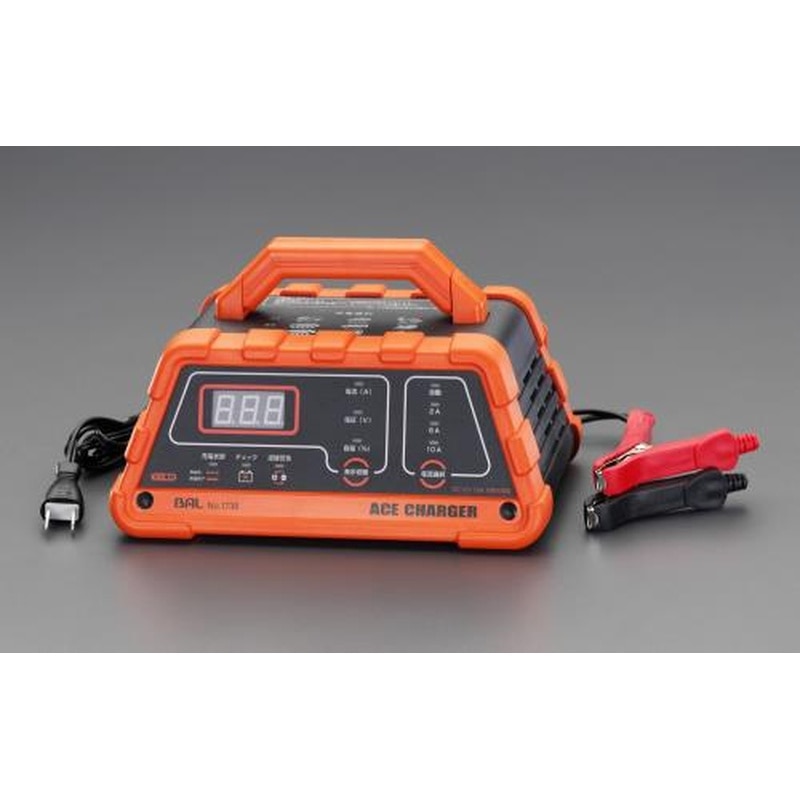 エスコ EA815YA-6A AC100V自動充電器 1個(ご注文単位1個)【直送品】