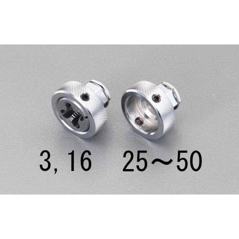 エスコ EA829MS-50 φ50mm用丸ダイスホルダー 1個(ご注文単位1個)【直送品】