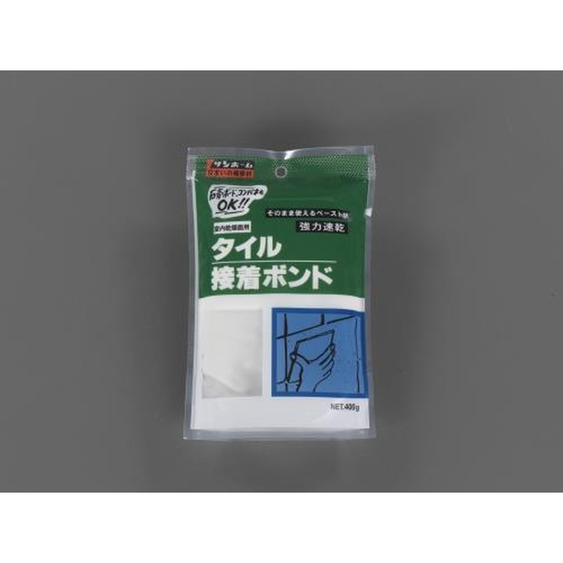エスコ EA934HA-61 400gタイル接着ボンド 1個(ご注文単位1個)【直送品】