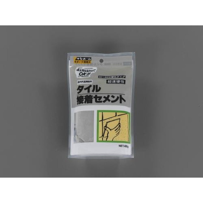 エスコ EA934HA-62 400gタイル接着セメント 1個(ご注文単位1個)【直送品】