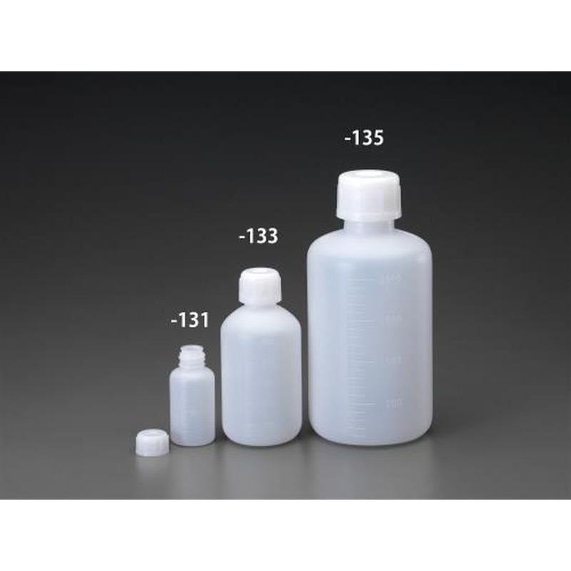 エスコ EA508AJ-134 φ99.0x201.5mm/1.0L細口ポリ容器 1個（ご注文単位1個）【直送品】