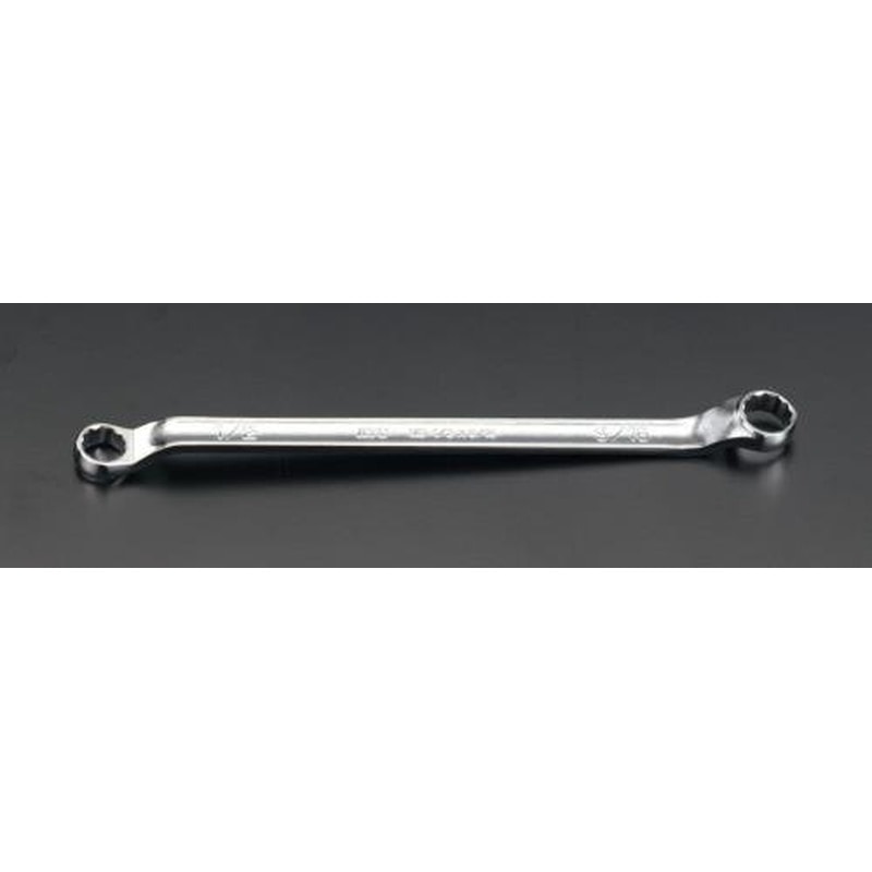 エスコ EA616C-1C 7/16”x1/2”両口めがねレンチ 1個（ご注文単位1個）【直送品】
