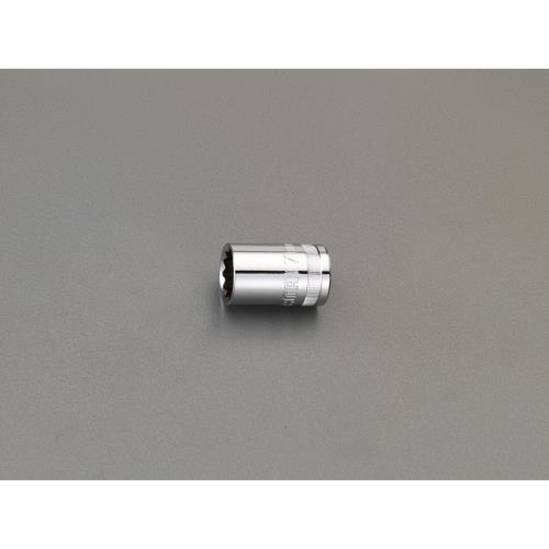 エスコ EA687CS-222 1/2”DRx22mmソケット(12角) 1個（ご注文単位1個）【直送品】