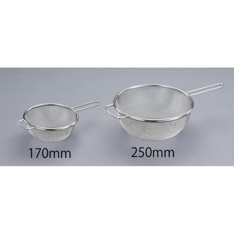 エスコ EA992CK-73 φ170/0.42mm/12メッシュろ過網(柄付・ステンレス製) 1個（ご注文単位1個）【直送品】