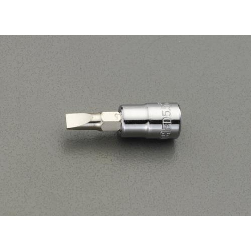 エスコ EA687AM-24 1/4”DR/4.0x0.7mm/37mm［-]ビットソケット 1個（ご注文単位1個）【直送品】