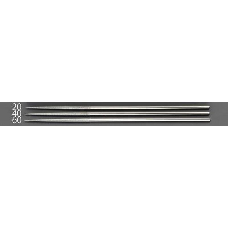 エスコ EA826NE-40 200mm/#400ダイヤモンドやすり(精密・丸) 1個（ご注文単位1個）【直送品】