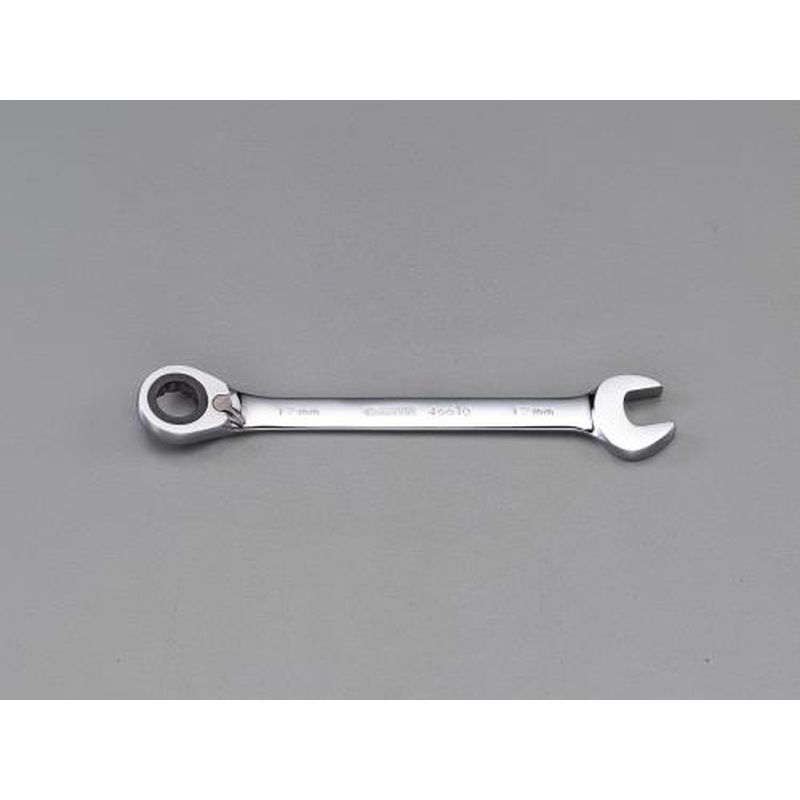エスコ EA684RB-14 14mmラチェット片目片口スパナ 1個(ご注文単位1個)【直送品】