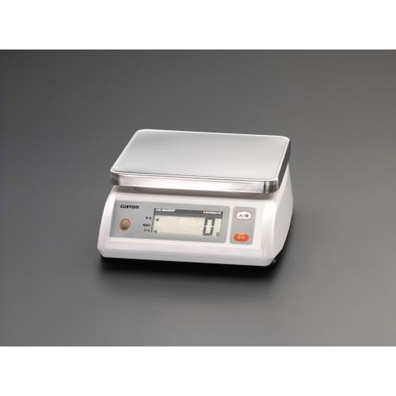 エスコ EA715CB-8 10kg(0.005kg)防水型デジタルはかり 1個（ご注文単位1個）【直送品】