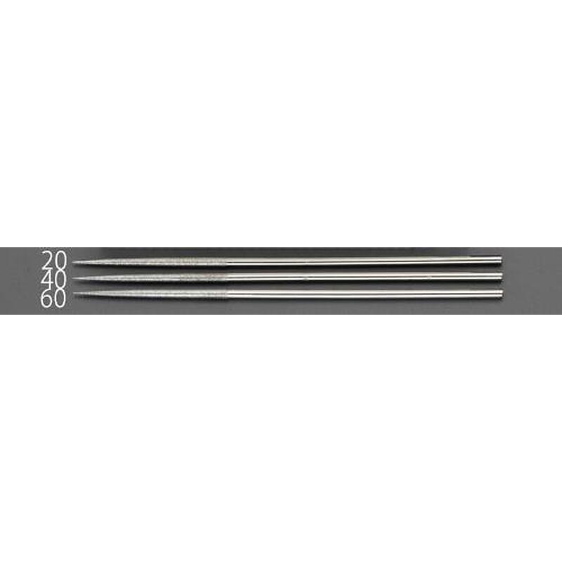 エスコ EA826NH-60 140mm/#600ダイヤモンドやすり(精密・丸) 1個（ご注文単位1個）【直送品】
