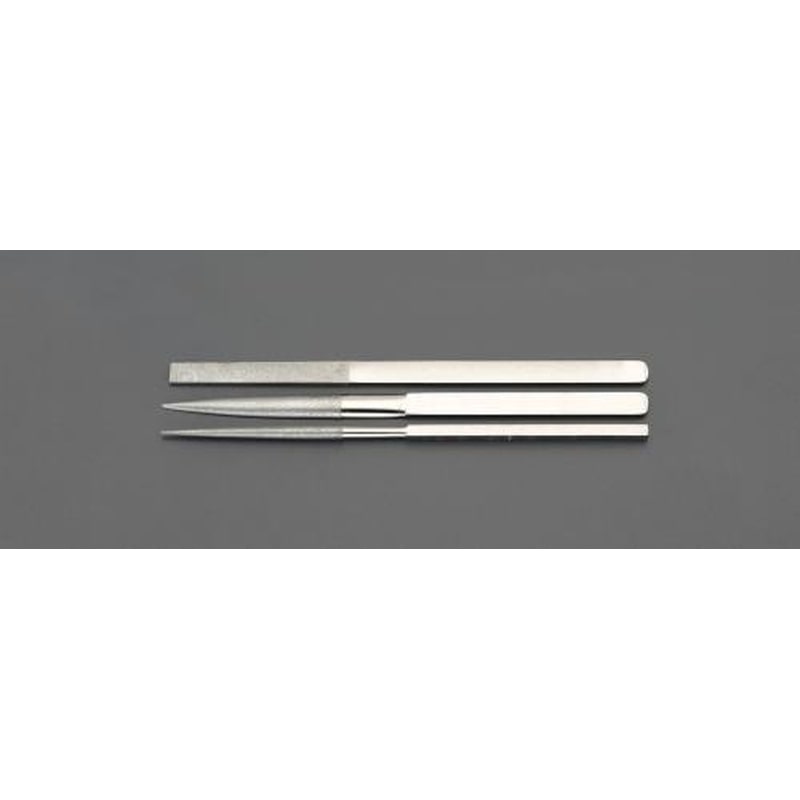 エスコ EA826SE-20 215mm/#200ダイヤモンドやすり(3種・3本組) 1個(ご注文単位1個)【直送品】