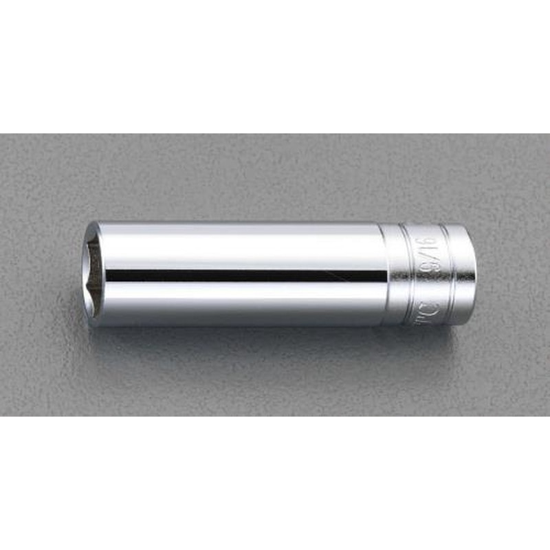 エスコ EA618PM-112 3/8”DRx21/32”ディープソケット(六角) 1個(ご注文単位1個)【直送品】