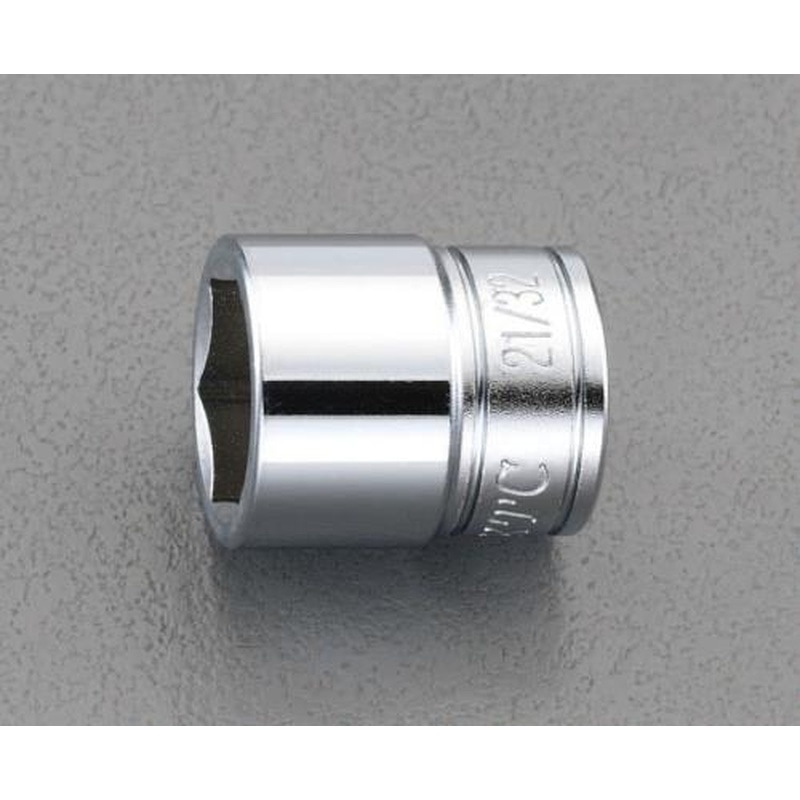 エスコ EA618PK-114 3/8”DRx3/4”ソケット(六角) 1個(ご注文単位1個)【直送品】