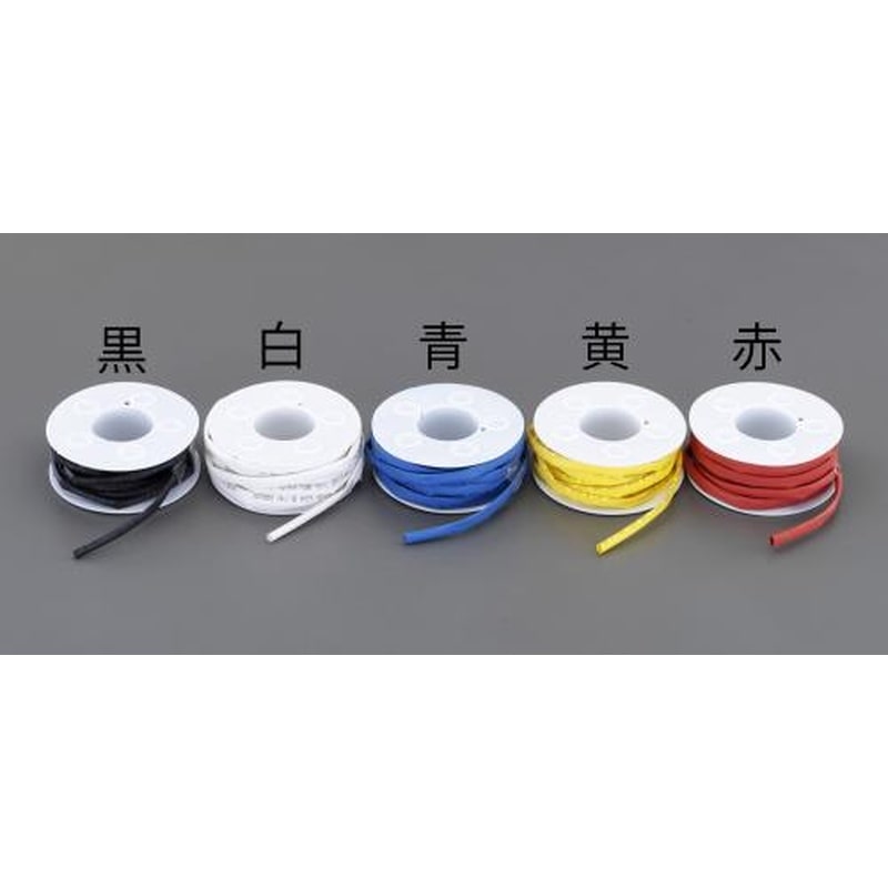 エスコ EA944BH-102 3mmx8m熱収縮チューブ(白) 1個（ご注文単位1個）【直送品】