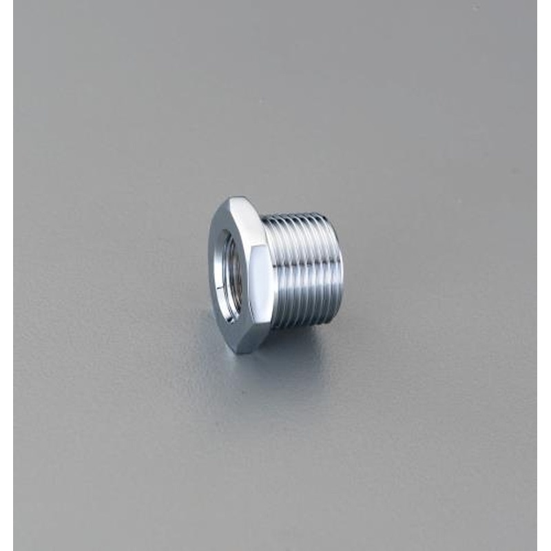 エスコ EA432MH-13 Rc3/8”xR1/2”給水管用ブッシング(クロムメッキ) 1個（ご注文単位1個）【直送品】