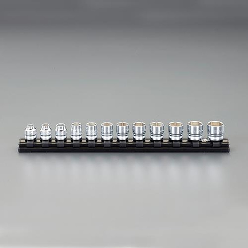 エスコ EA619B-2 3/8”DRソケットセット(Z-EAL) 1個(ご注文単位1個)【直送品】
