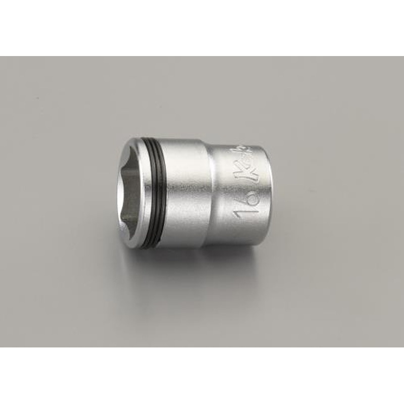 エスコ EA618BM-18 3/8”DRx18mm［ナットグリップ]ソケット 1個（ご注文単位1個）【直送品】