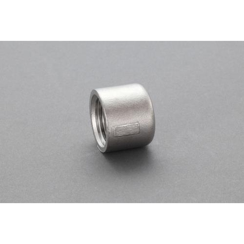 エスコ EA469AJ-4A Rc1/2”キャップ(ステンレス製) 1個(ご注文単位1個)【直送品】