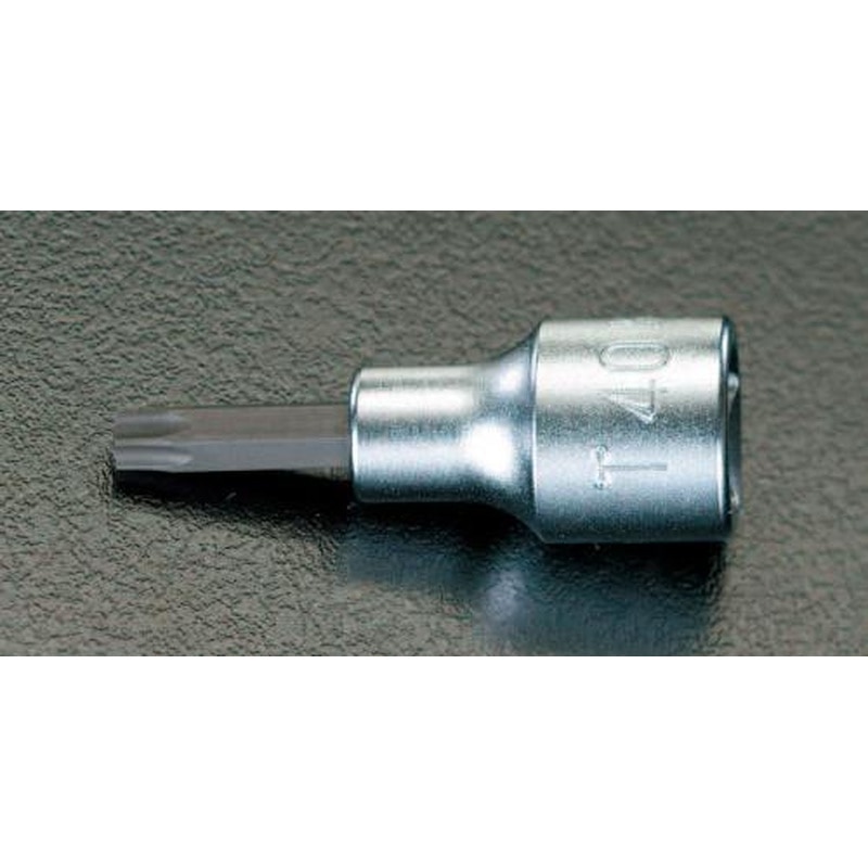 エスコ EA618BN-55 3/8”DR/T55x50mm［Bore-Tore]ビットソケット 1個（ご注文単位1個）【直送品】
