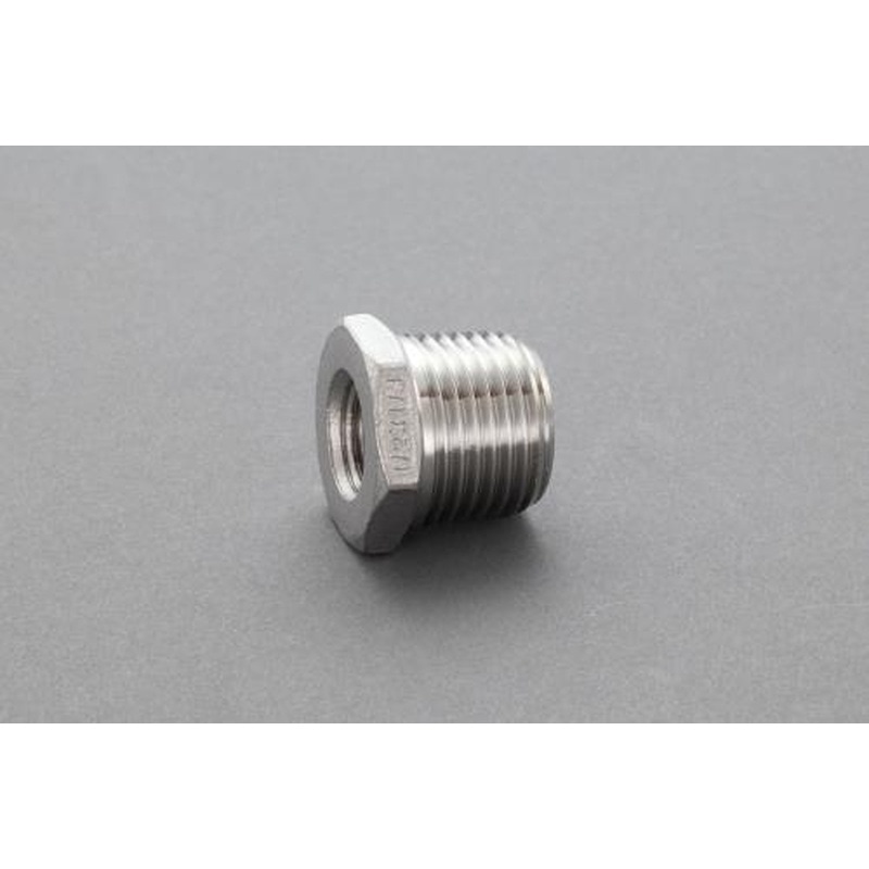 エスコ EA469AM-4AA R1/2”xRc1/4”ブッシング(ステンレス製) 1個(ご注文単位1個)【直送品】