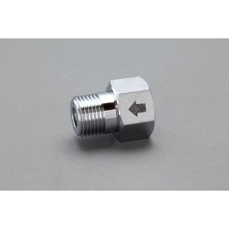 エスコ EA432RV-6 PJ3/4”xRc3/4”ニップル(逆止弁付) 1個（ご注文単位1個）【直送品】