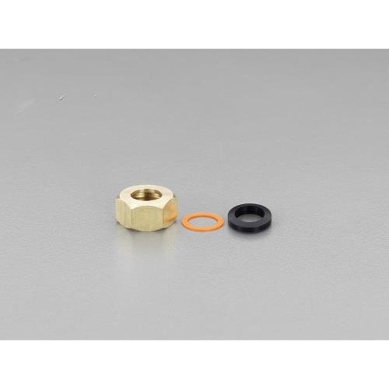 エスコ EA124MC-21 PJ1/2”/13用給水管固定ナットセット 1個（ご注文単位1個）【直送品】