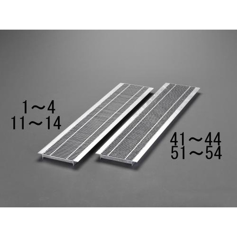 エスコ EA951TB-41 180x997mm/2t車グレーチング(U字溝/ノンスリップ細目 1個（ご注文単位1個）【直送品】