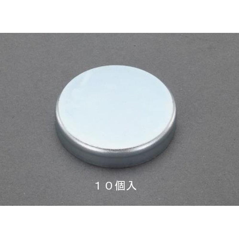 エスコ EA781EH-5 φ25x7.0mm/40N強力マグネット(10個) 1個（ご注文単位1個）【直送品】