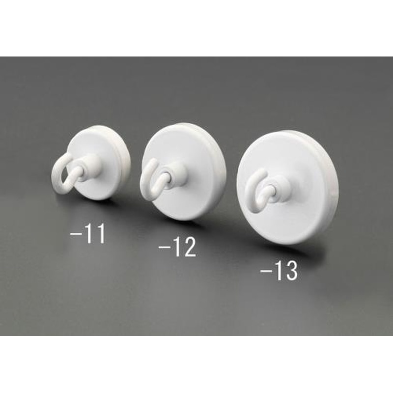 エスコ EA781ED-12 φ32x8.0mm/80N強力マグネットフック 1個(ご注文単位1個)【直送品】
