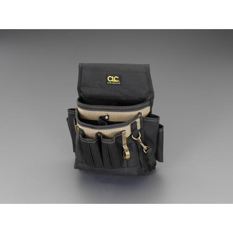 エスコ EA925CA-8 200x100x270mmツールポーチ(10ポケット) 1個（ご注文単位1個）【直送品】