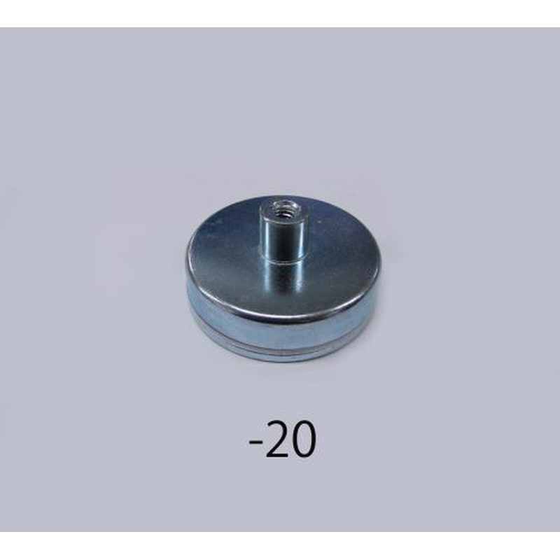 エスコ EA781EH-20 φ50x10mm/M6x1.0/220N強力マグネット 1個(ご注文単位1個)【直送品】