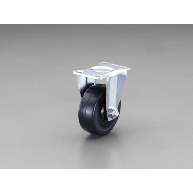 エスコ EA986PT-2 65mmキャスター(固定金具付) 1個（ご注文単位1個）【直送品】