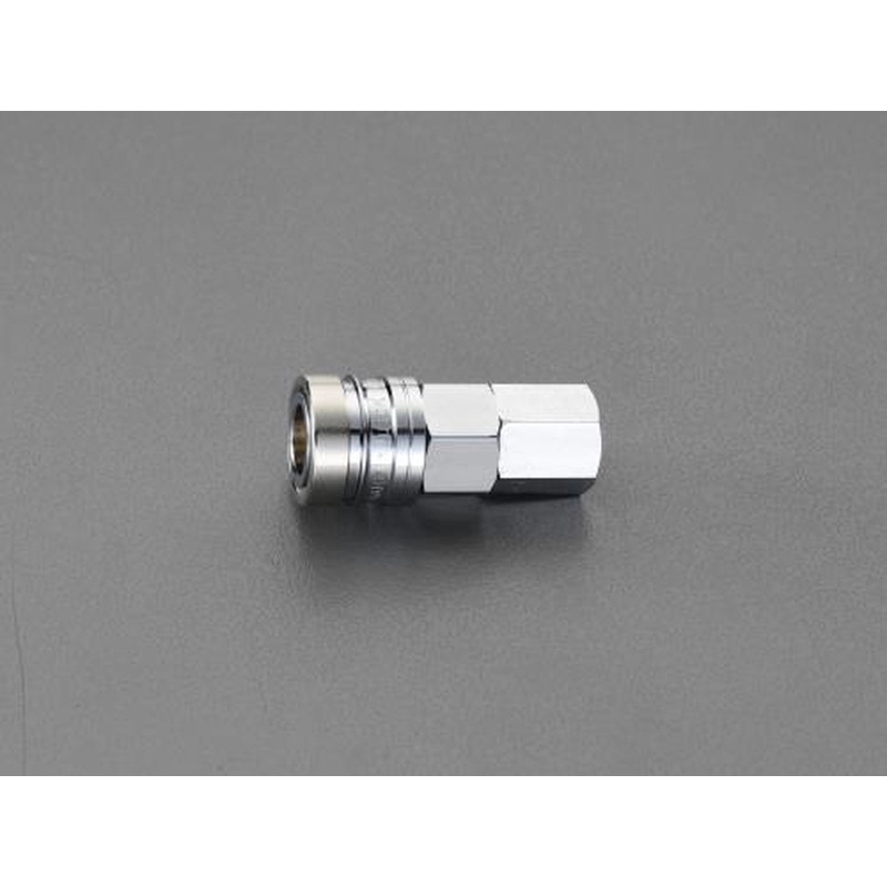 エスコ EA140DW-2 Rc1/4”雌ねじソケット(ワンプッシュ/ロックガード付) 1個(ご注文単位1個)【直送品】