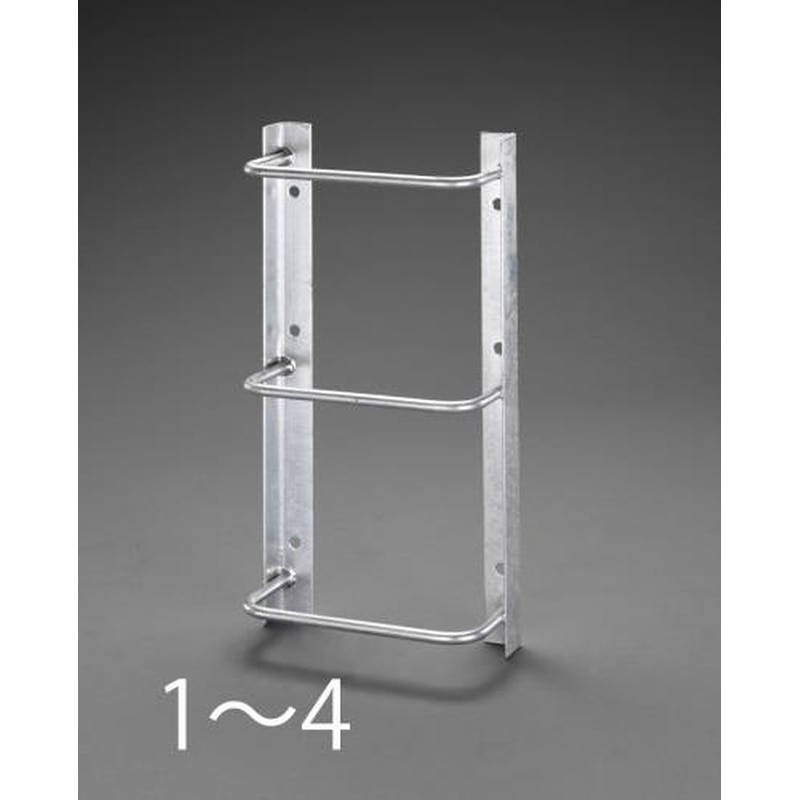 エスコ EA951SC-3 350x1300mm/5段タラップ(スチール製) 1個（ご注文単位1個）【直送品】