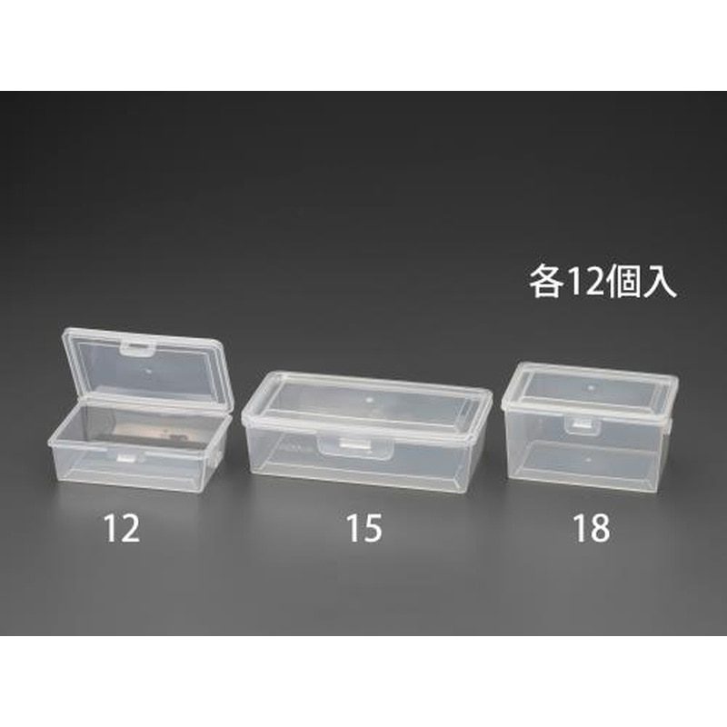 エスコ EA508NA-12 95x140x42mm小物ケース(12個) 1個（ご注文単位1個）【直送品】