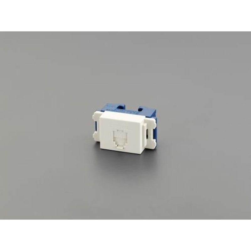 エスコ EA940CE-164 電話用モジュラージャック(6極4心) 1個(ご注文単位1個)【直送品】