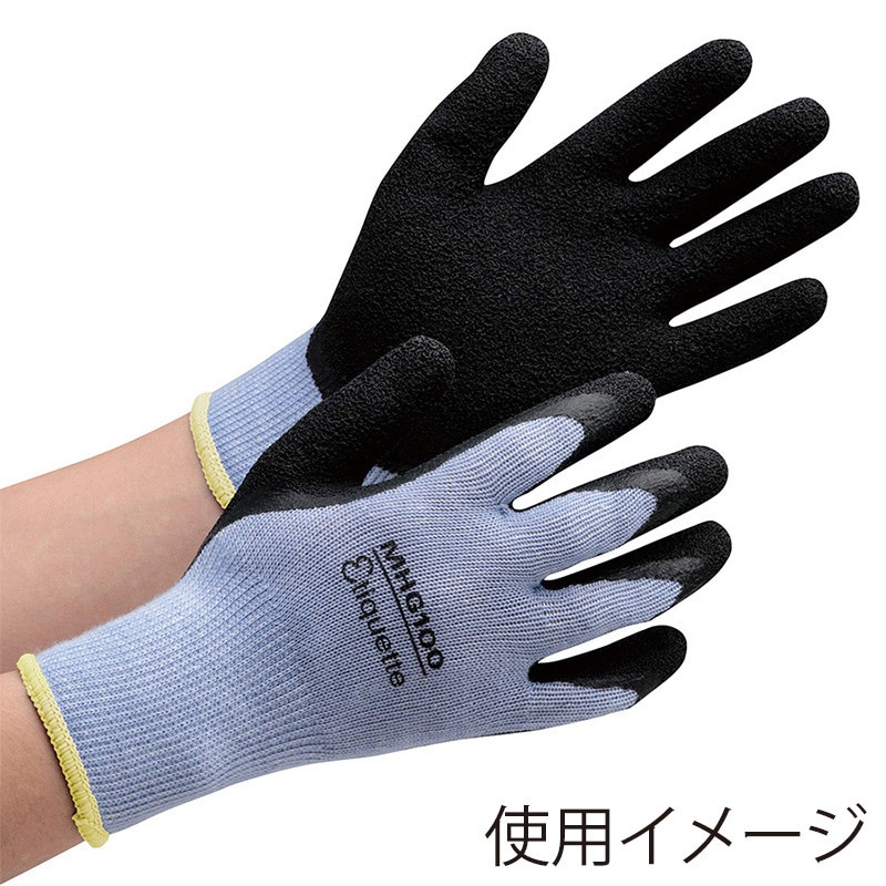ミドリ安全 ハイグリップ 天然ゴム背抜き手袋 消臭機能 LL MHG100 エチケット 4044102940 1組（ご注文単位1組）【直送品】