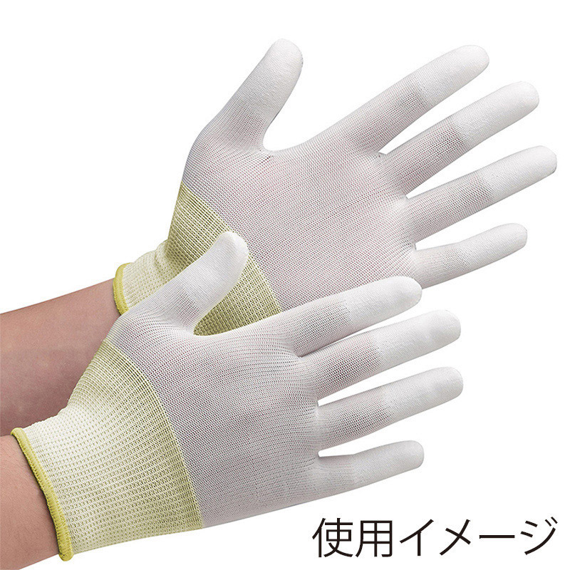 ミドリ安全 ポリエステル手袋 指先コーティング LL SPU-131N 10双入 4045831104 1束（ご注文単位1束）【直送品】