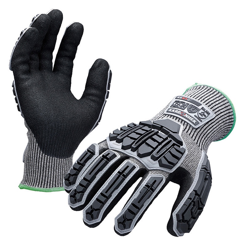 ミドリ安全 耐切創性手袋 カーボンヘックス M KX-91J 4043131220 1組（ご注文単位1組）【直送品】