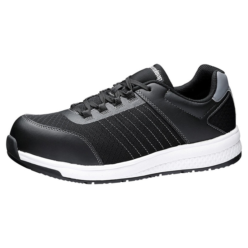 ミドリ安全 高反発ソール 先芯入りスニーカー QL-01N ブラック 25.5cm 21250964 1組(ご注文単位1組)【直送品】