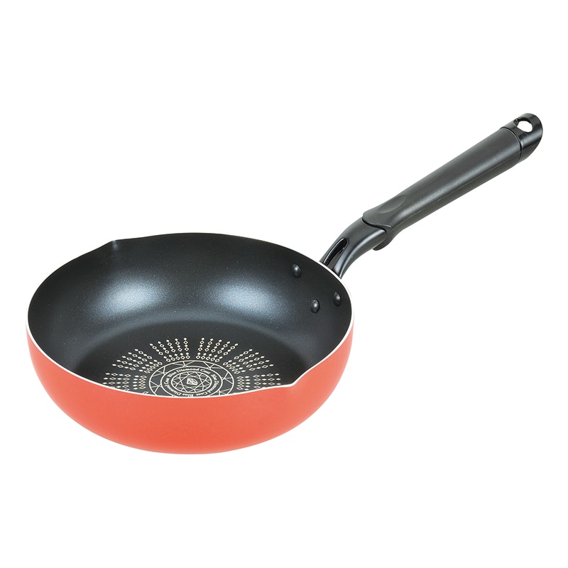 パール金属 ブルーダイヤモンドコート　両口フライパン　極深 IH対応　24cm HB-2645 1個（ご注文単位10個）【直送品】