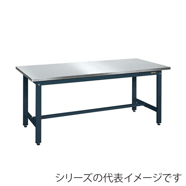 サカエ 軽量作業台 KKタイプ ステンレス304天板/ダークグレー KK-096SU3DN 1台(ご注文単位1台)【直送品】